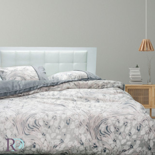 Плюшено спално бельо Gray and Ash roses